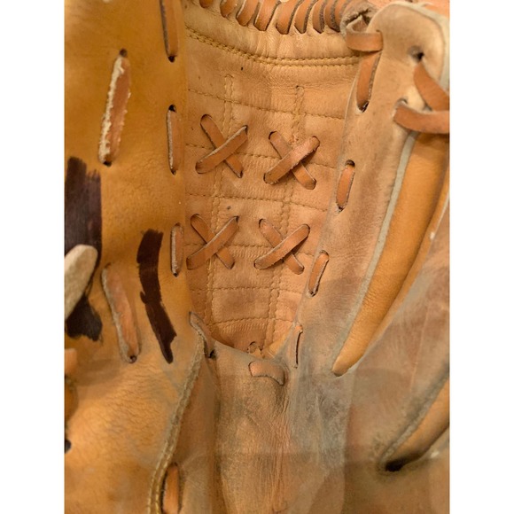 Rawlings Baseball Youth Glove Rickey Henderson RBG135 RHT Leather, FAST SHIP! - Picture 8 of 9